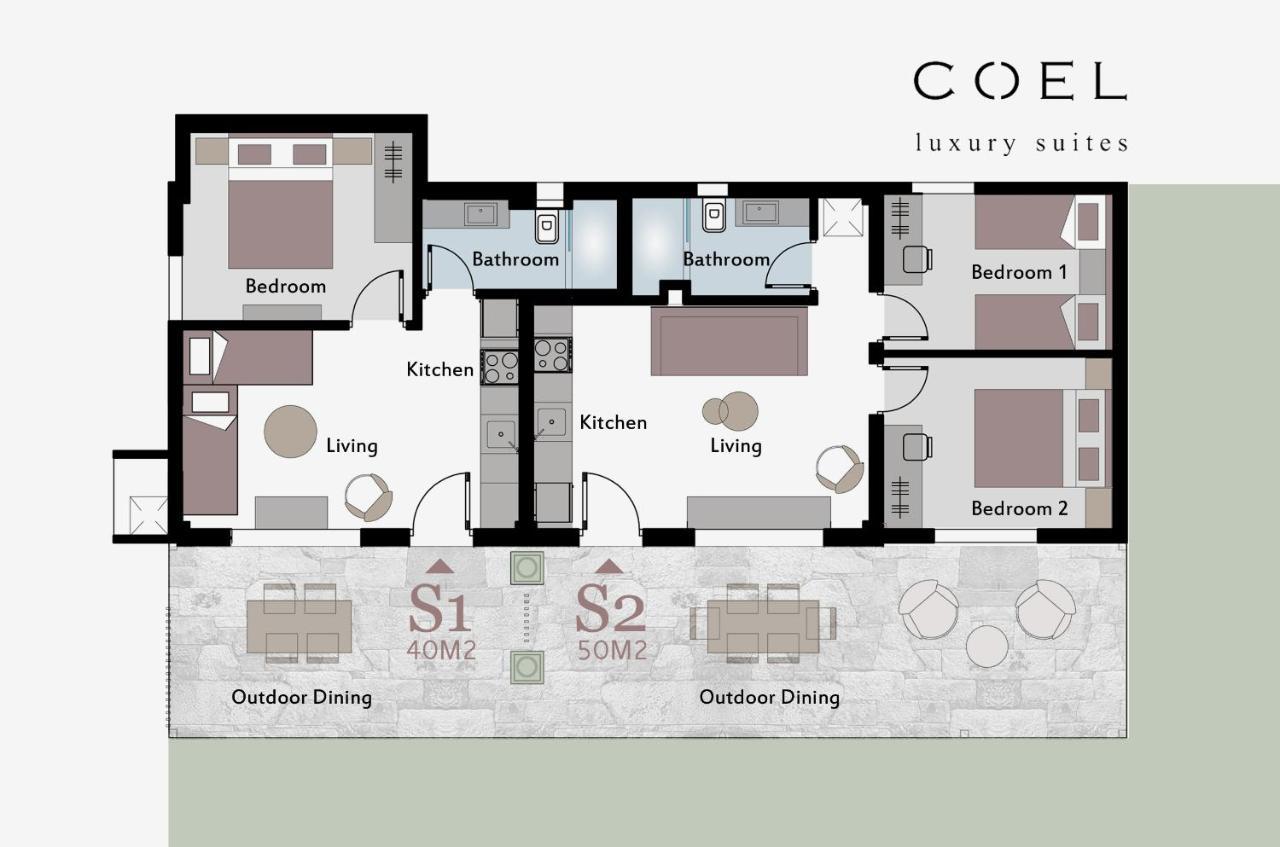 Coel Luxury Suites By Rentalspro Services - Potidea Halkidiki Nea Poteidaia Zewnętrze zdjęcie